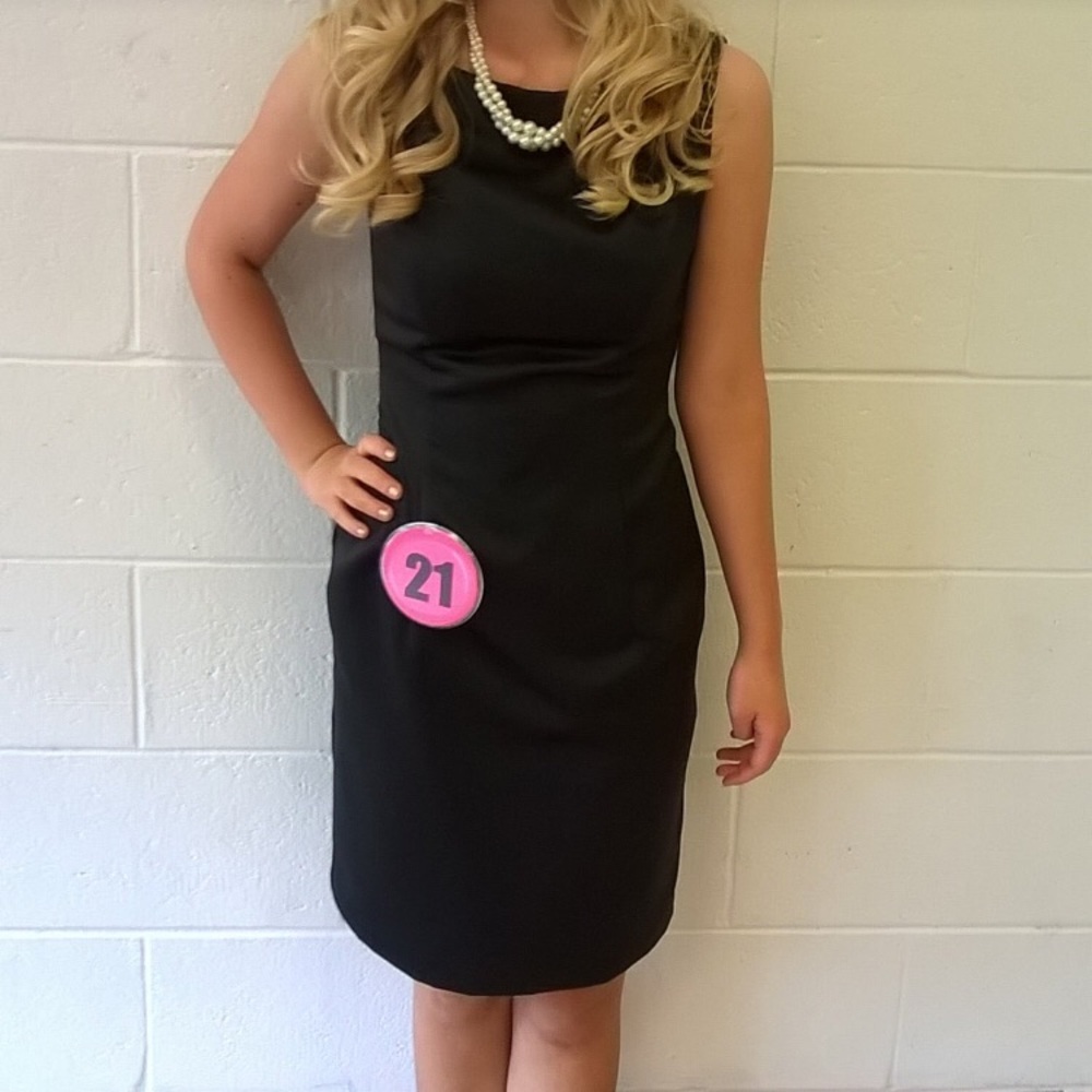 Black cocktail dress
